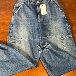 Cargo Jogger NWT Fitted Waist Relaxed Hips Cinched ankle CUTE! Forever 21